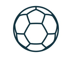 Obraz premium Soccer ball icon. Football game ball icons