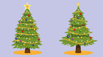 Christmas Trees Vector