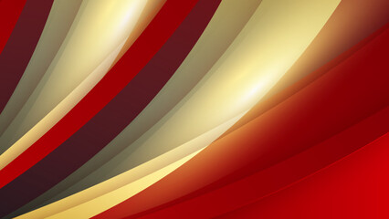 Fototapeta na wymiar Luxury red and gold abstract background