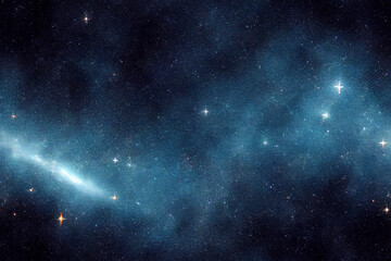 Naklejka premium Vertical shot of shining night sky design Generative AI