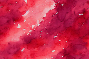 Vertical shot of red watercolor abstract design  Generative AI