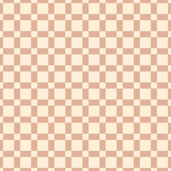 Vector seamless checkered pattern. Simple design for textile, wallpaper, wrapping paper.