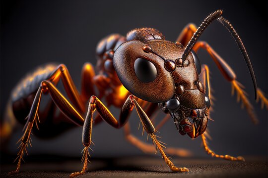 ant on the ground