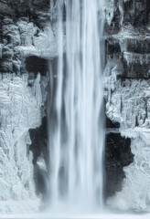 Taughannock Falls in the winter in upstate New York