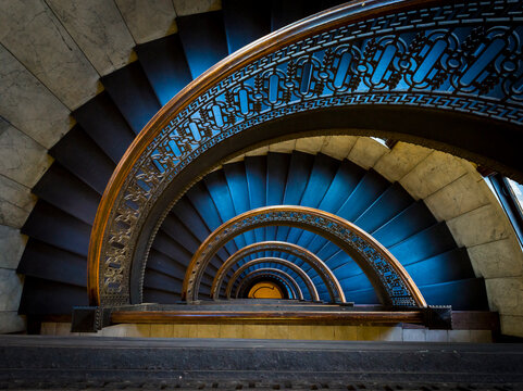 Cool spiral staircase in Pittsburgh, Pennsylvania