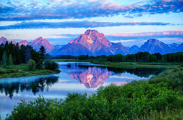Oxbow Bend at Grand Teton National Park, Wyoming