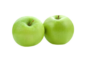 one green cut apple isolated transparent png