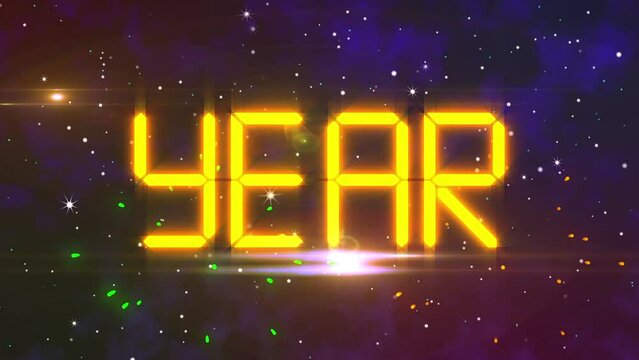 Digital Space Happy New Year Flares 2023