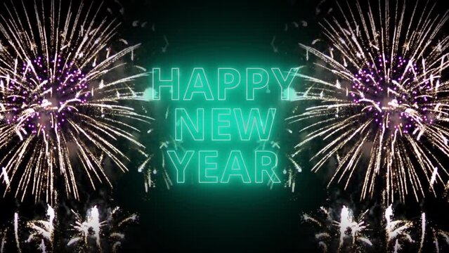 Neon 2023 Happy New Year