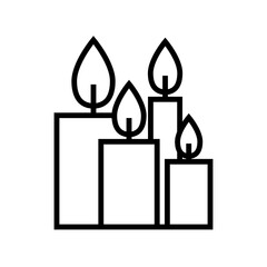 Vector illustration. Line stroke icons. Holiday symbols. Merry Christmas and Happy New Year icons set. Editable vector graphics.