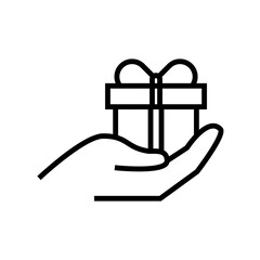 Vector illustration. Line stroke icons. Holiday symbols. Merry Christmas and Happy New Year icons set. Editable vector graphics.