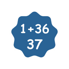 Divided mathematics for children vector template