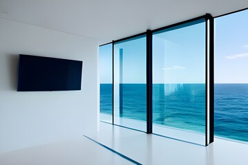 海の見える部屋　with generative ai