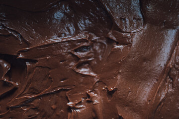 chocolate fudge close up