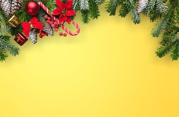 Fototapeta na wymiar Christmas Decoration Holiday Decorations with colorful balls