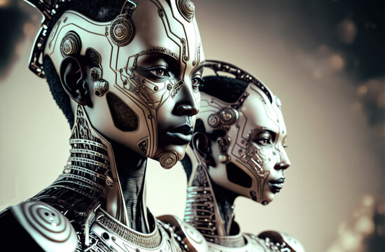 Aliens, extraterrestrial civilizations, Extraterrestrial Intelligence. Aliens coming. Digital art	