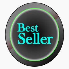 Best seller icon,internet button,vector