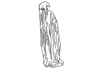 halloween grim reaper standing