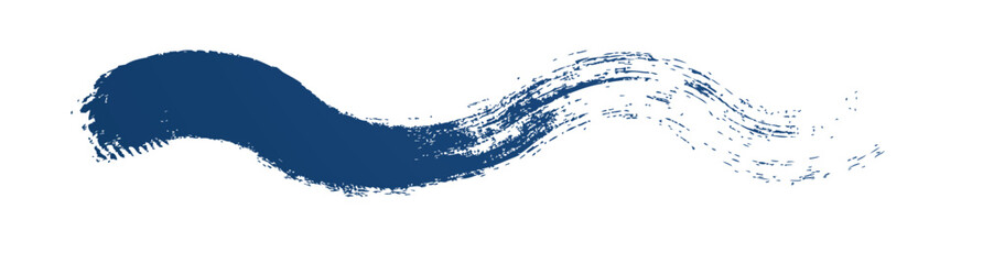 お正月の美しい筆模様。手書きの線。ブラシストローク。