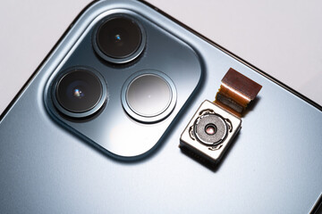 camera modules being used in mobile phones. development of mobile cameras. Digital camera lens...
