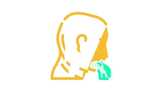 vomit health sick color icon animation