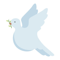 dove with olive branch