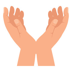 hands human protecting