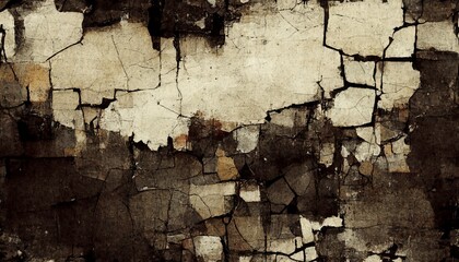 Grunge texture background, Generative AI