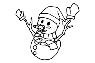 Cute Christmas Snowman