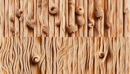 Pine wood texture background, Generative AI