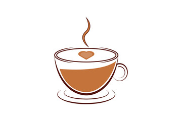 Coffee vector illustration.