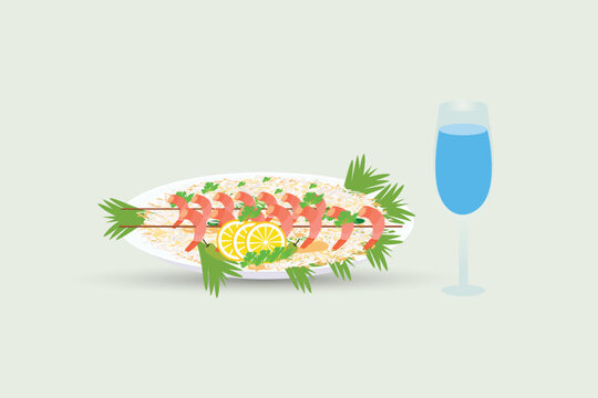 Shrimp clip art preview