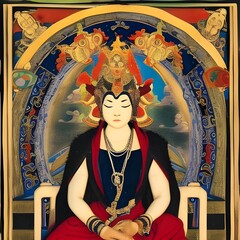 Female buddhist. 