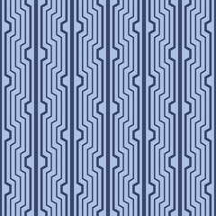 Japanese Hexagon Stripe Vector Seamless Pattern