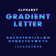 alphabet vector illustration set. lettering font text template.