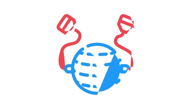 ball for training color icon animation