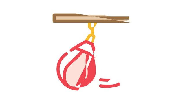 pear for exercising color icon animation