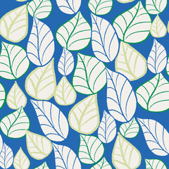 Vector Blue background pattern with multi-colored