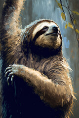 sloth dynamic pose