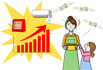 電気料金値上げで生活苦の主婦