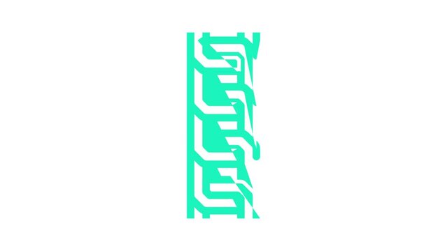 belcher chain color icon animation