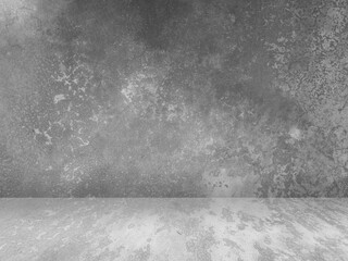 Concrete wall background for displaying products in 3d.