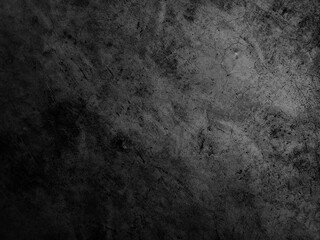 Dark cement wall background in vintage style for graphic design or wallpaper
