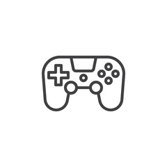 Game controller line icon