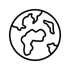 World globe vector icon symbol design
