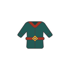 the clothing icon is suitable for your web, apk or project with a medieval theme