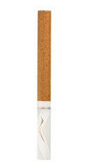 Whole cigarette isolated on white background