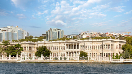 Fototapeta premium Apartment of the Crown Prince, at Eastern section of Dolmabahce Palace, in Besiktas district of Istanbul, Turkey, on the European coast of the Bosporus strait