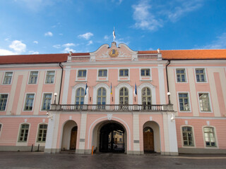 Fototapeta premium Parliament of Estonia in Tallinn