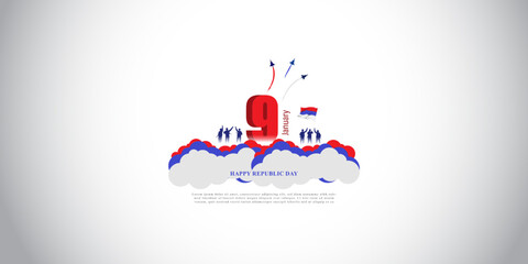 Vector illustration of Republika Srpska Republic day